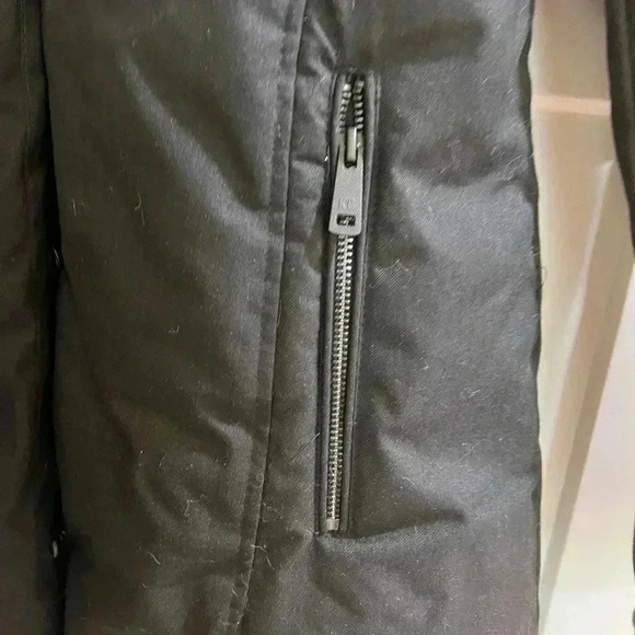 Kenneth Cole Womens Brushed Twill Hooded Black Coat Size XSmall B9315 - Picture 5 of 14